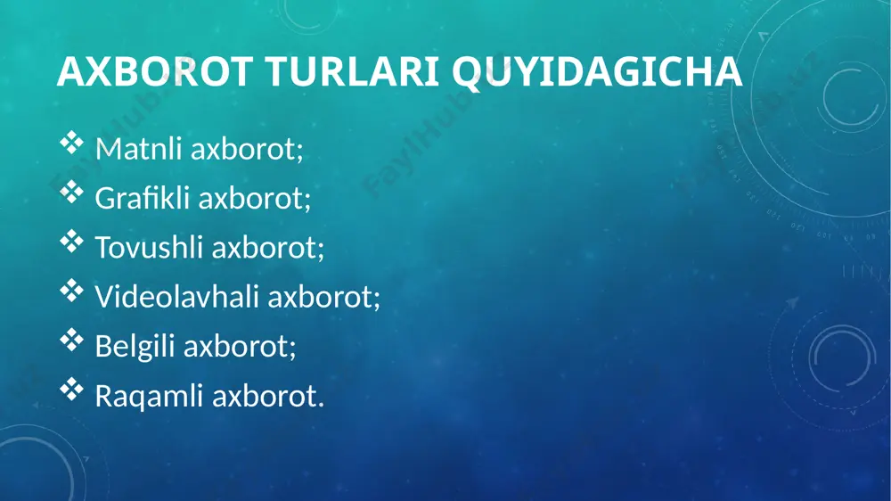 rayonlarning keng qo’llanilishi bilan xaraktyerlanadi. bunday sharoitlarda xavfsizlik talablarining buzilishi, baxtsiz hodisalarga olib keladigan xavfli holatlarni keltirib chiqaradi. texnika xavfsizligi-bu shunday mehnat sharoitiki, bunday ishlab chiqarishda ishchilarga zararli va xavfli omillarning ta’sirini butunlay oldi olingan bo’ladi. ishlab chiqarish sharoitida odamlar ishlab chiqarishning fizik va kimyoviy omillaridan jarohatlanadi. e’tiboringiz uchun rahmat !!! tayyorladi : mullajonov kamolidin image2.png image3.png image4.png /docprops/thumbnail.jpeg