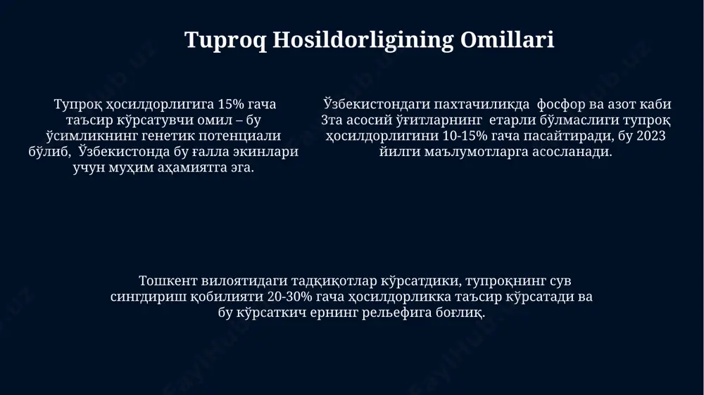 v.v.dakuchayev tuproqshunoslik va tuproqlar geografiyasining asoschisi - Page 5