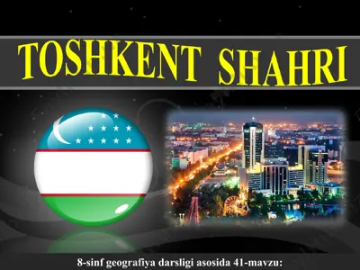 toshkent shahri 8-sinf — PPT