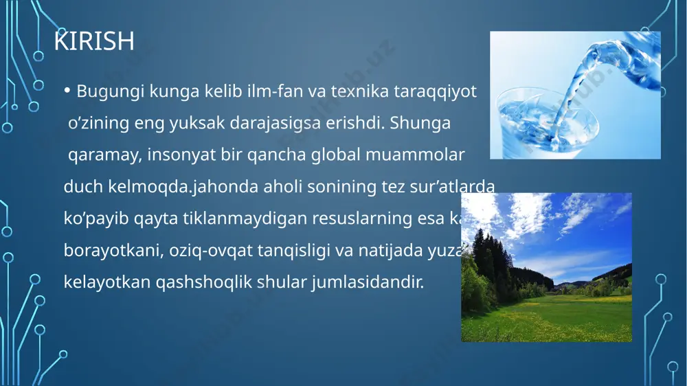 . oziq-ovqat xavfsizligi butun dunyo bo'ylab tobora ortib borayotgan muammodir. hisob-kitoblarga ko'ra, 1 milliarddan ortiq odam yetarli miqdorda oziq-ovqat energiyasiga ega emas va bu raqam kamida ikki marta mikronutrient etishmasligidan aziyat chekmoqda. ko'rsatkichlar harakatni bildirganligi sababli, ko'plab tadqiqotlar oziq-ovqat xavfsizligini o'lchashni yaxshilashga qaratilgan. shunga qaramay, tarqalishning taxminiy ko'rsatkichlari va naqshlari o'zgarmasligicha qolmoqda, chunki oziq-ovqat xavfsizligini o'lchash tushunib bo'lmaydigan tushuncha va qiyinligicha qolmoqda. 2008 yilgi global oziq-ovqat narxi inqirozi yigirmadan ortiq mamlakatlarda oziq-ovqat xavfsizligiga siyosiy va ilmiy qiziqish uyg'otdi. 2009 yil iyul oyidagi qoʻshma bayonotida g8 davlat rahbarlari “barqaror global oziq-ovqat xavfsizligiga erishish uchun zarur boʻlgan miqyosda va shoshilinch ravishda harakat qilishga” kelishib oldilar. tanqis resurslarni eng katta foyda keltirishi mumkin bo'lgan joyga yo'naltirish uchun harakatlar kim, qayerda, qachon va nima uchun oziq-ovqat xavfsizligi haqida ishonchli ma'lumotlarga asoslanishi kerak. qashshoqlikka barham berishni maqsad qilgan mashhur notijorat tashkiloti borgen loyihasiga ko'ra, zo'ravonlik odamlarga ham, butun jamiyatga ham jiddiy ta'sir ko'rsatishi mumkin bo'lgan …