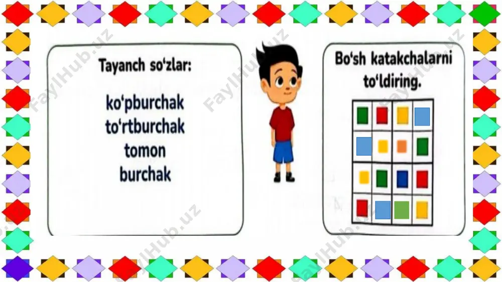 matematika darsi - to`rtburchak mavzusi - Page 5
