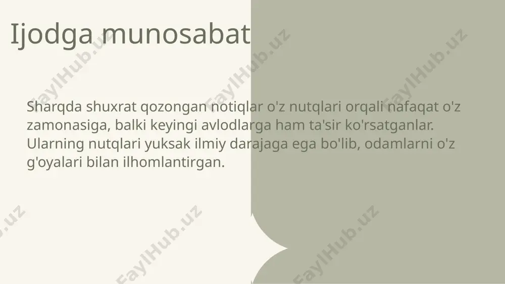 sharqda mashhur bo'lgan notiqlar - Page 4