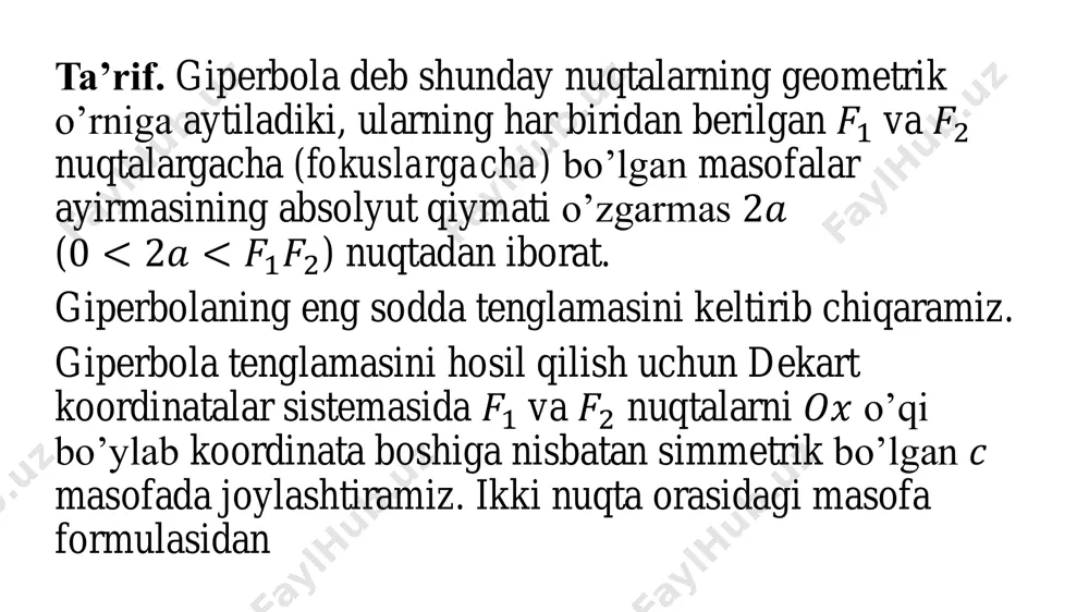 ikkinchi tartibli egri chiziqlar - Page 5