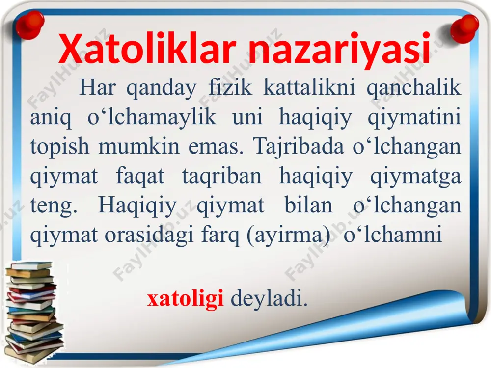 image13.png image14.png image15.png image16.png image17.png image18.png image19.png image20.png image21.png image22.emf image23.png image24.png image1.png image3.png asosiy fizik kattaliklar № fizik kattalik nomi birligi 1 uzunlik metr m 2 massa kilogramm kg 3 vaqt sekund s 4 elektr tokening kuchi amper a 5 termodinamik temperatura kelvin k 6 modda miqdori mol mol 7 yorug’lik kuchi kandela kd qo’shimcha kattaliklar № fizik kattalik nomi birligi 1 yassi burchak radian rad 2 fazovit burchak steradian sr /docprops/thumbnail.jpeg