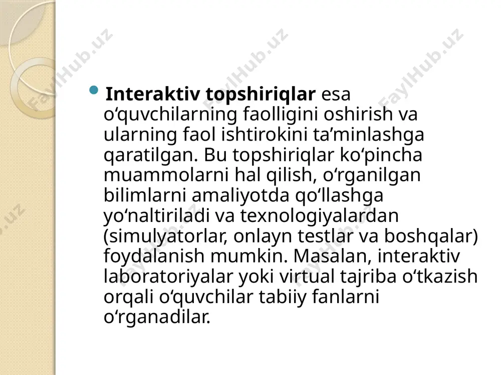 standart va interaktiv topshiriqlar bilan ishlash - Page 4