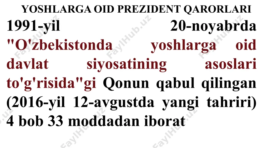 'himoya orderi"ni berish amaliyoti kiritildi. “himoya orderi” turmush o'rtog'i, sevgan yigiti, qaynota-qaynonasi, qaynsingillari, qo'ni-qo'shni, ish joyida bo'lsa, rahbari va boshqalar tomonidan jismoniy yoki ruhiy zo'ravonlik qurboniga aylangan ayollar mazkur order asosida qonuniy tarzda muhofaza qilinadi. ruhiy zarbaga uchragan jabrdiydalarga psixologik yordam ko'rsatildi, zo'ravon tomonidan tan jarohati olgan zaifalarga bepul tibbiy yordam ko'rsatildi. zulfiya nomli mahalla fuqarolar yig'inida istiqomat qiluvchi 1996 yilda tug'ilgan fuqaro a.d. ichki ishlar bo'limiga turmush o'rtog'i ustidan shikoyat arizasi bilan murojaat qildi. er bir necha bor sudlangan, hozirda hech qaerda ishlamaydigan spirtli ichimliklar iste'mol qilgan holda ayolini urib, ikki nafar farzandi bilan uyidan bir necha bor quvgan. vaziyat yanada chigallashmaslik uchun profilaktika inspektori tomonidan ayolga “himoya orderi” berildi. nazorati mahalla raisining oila va xotin-qizlar masalalari bo'yicha o'rinbosariga topshirildi. "shodlik" mahallasida yashovchi fuqaro 1962 yilda tug'ilgan h.g. tomonidan bo'lgan murojaatda onaxon o'g'li tomonidan tazyiq va zo'ravonlikka uchragani aytiladi. ona-bola o'rtasida uy-joy masalasida kelishmovchilik yuzaga kelgani, o'g'il onasini haqoratlab, …