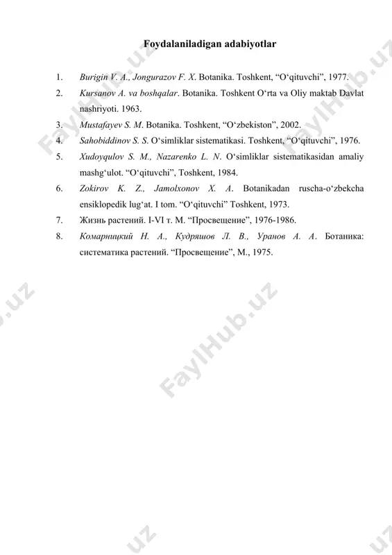 psilofitsimonlar (psilophytophyta) va psilotsimonlar (psilophyta) bo‘limlari - Page 5
