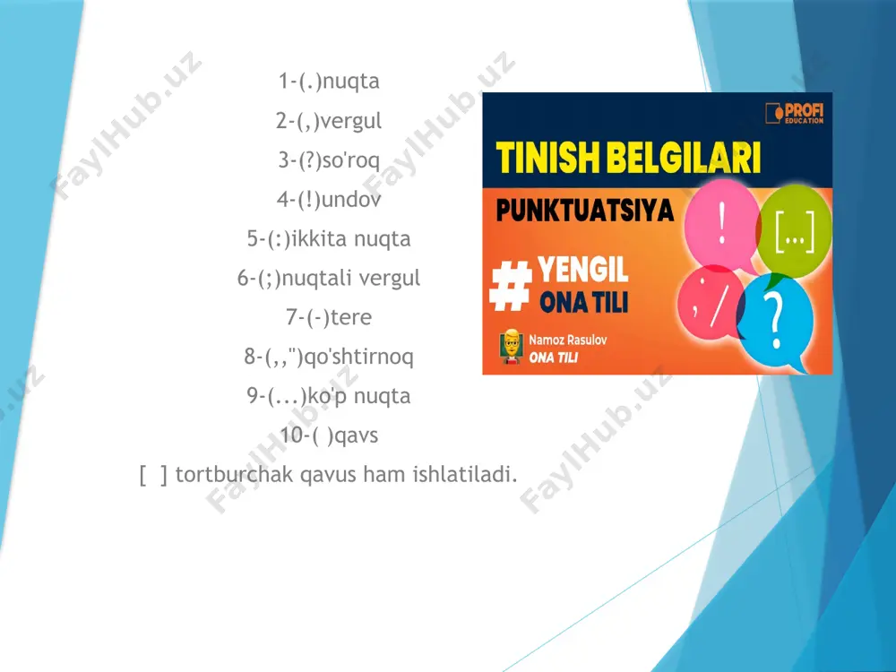 tinish belgilari - Page 5