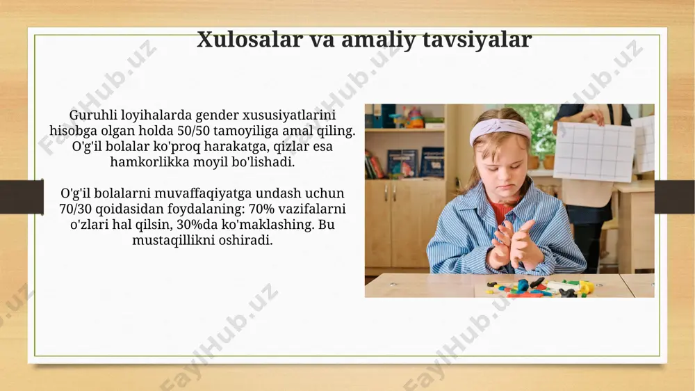o'g'il va qiz bolalarning tafakkur strategiyasi - Page 5