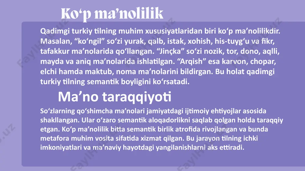 qadimgi turkiy til leksikasi - Page 5