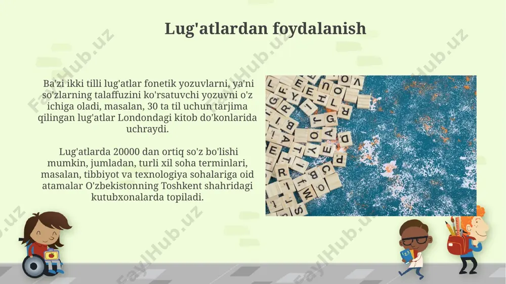 lug'atlar (bir tilli, ikki tilli va ko‘p tilli) - Page 4