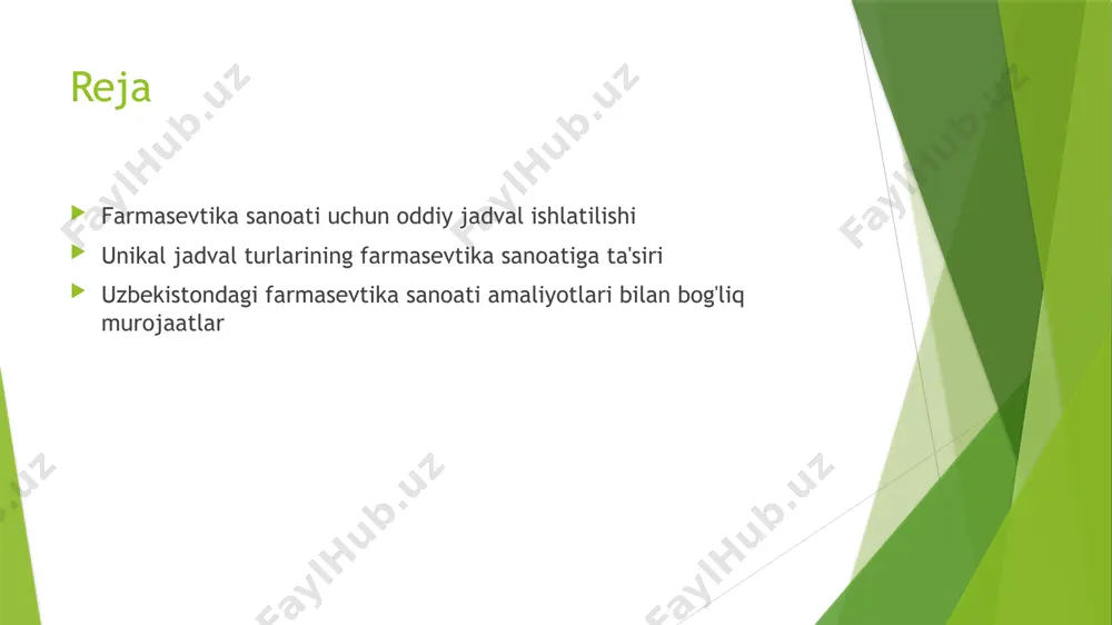 texnologiyalar rivojlanish farmasevtika sanoati o'zaro hamkorlikda va xorazmdagi innovatsion texnologiyalar orqali rivojlanmoqda, yangiliklarga ommaviy foydalanishni ta'minlaydi. klinik testlar klinik testlar farmasevtika sanoatining rivojlanishida muhim ahamiyatga ega, yangi dori vositalarini tekshirish va isbotlash jarayonida katta rol o'ynaydi. biotexnologiyalar biotexnologiyalar farmasevtika sanoatida innovatsion yondashuv bo'lib, yangi dori vositalarini ishlab chiqishda, o'zara ta'sir ko'rsatmaydigan mahsulotlar yaratishda yordam beradi. o'zbekistondagi farmasevtika sanoati: yangi mahsulotlarni ishlab chiqish o'zbekistondagi farmasevtika sanoati yangi mahsulotlarni ishlab chiqishda rivojlanmoqda. ishlab chiqarish jarayonida innovatsion texnologiyalar va usullar keng qo'llanilmoqda. mahsulotlarni sifatini oshirish va xarajatlarni pastga solish maqsadida yangi texnologiyalar muhim ahamiyatga ega. photo by klim musalimov on unsplash davlat dasturlarining farmasevtika sanoatiga ta'siri 1 davlat dasturlarining roli davlat dasturlari farmasevtika sanoatida innovatsiyalarni rag'batlantiradi va soha rivojlanishiga yo'l ochadi. 2 regulyativ qo'llab-quvvat davlat dasturlari sanoatga to'g'ri yo'l ko'rsatadi va sifatli mahsulotlar ishlab chiqish va tarqatish jarayonlarini nazorat qiladi. 3 davlat investitsiyalari davlat dasturlari farmasevtika sanoatiga moliyaviy yordam va investitsiyalar taqdim etadi, …