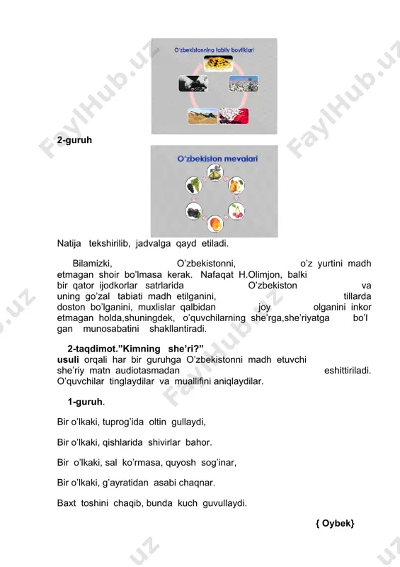 mustaqillik darsi dars ishlanma vodiylarni yayov kezganda… - Page 4