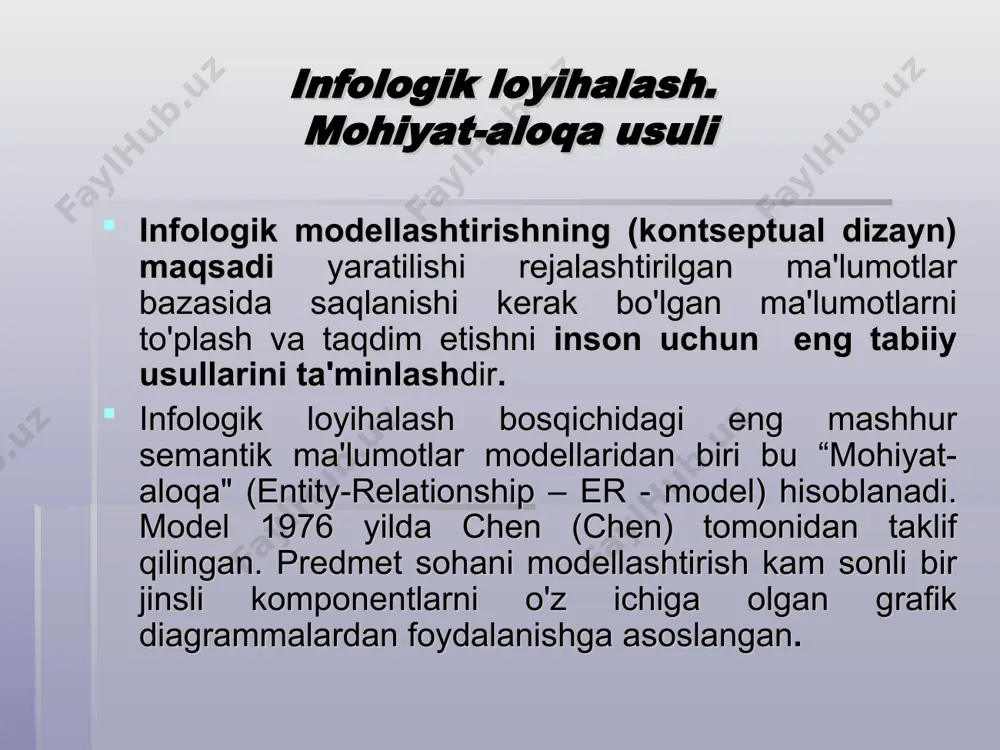 ma'lumotlar bazasini loyihalash bosqichlari - Page 4