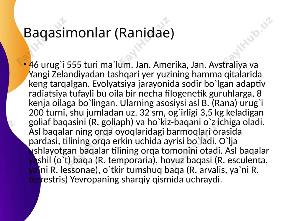 baqasimonlar (ranidae) - Page 4