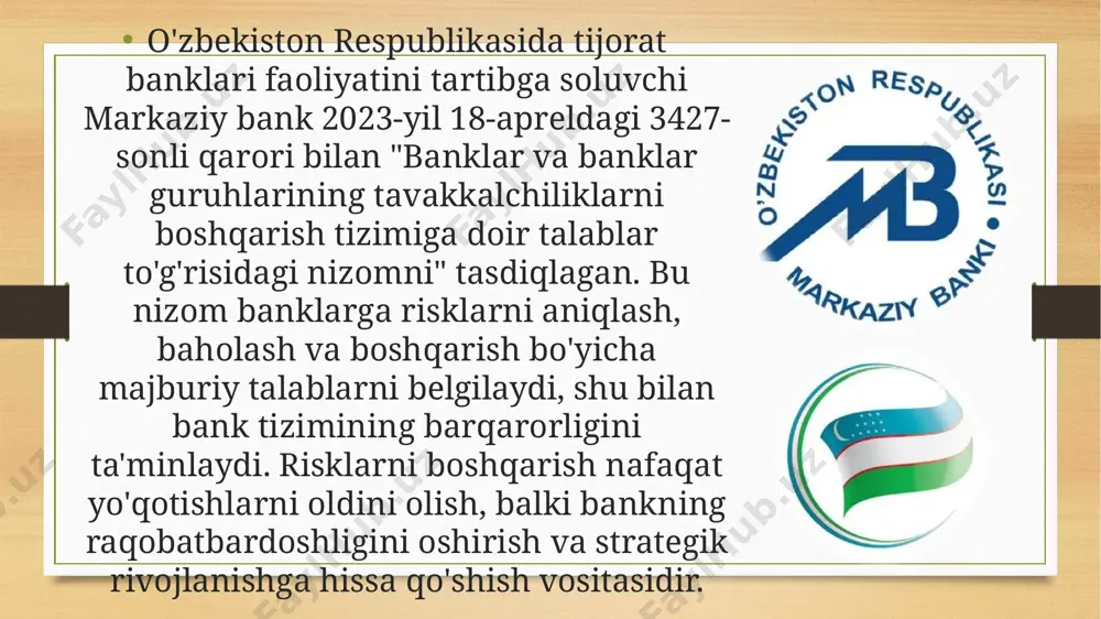 tijorat banklarida risklarni boshqarish tizimi - Page 4