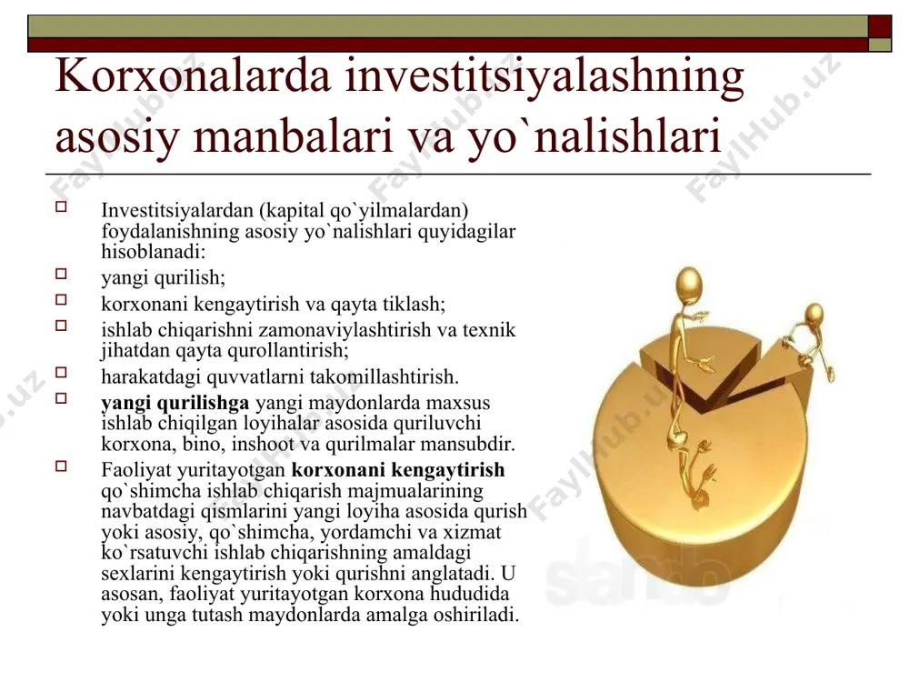 korxonaning investision faoliyati - Page 5