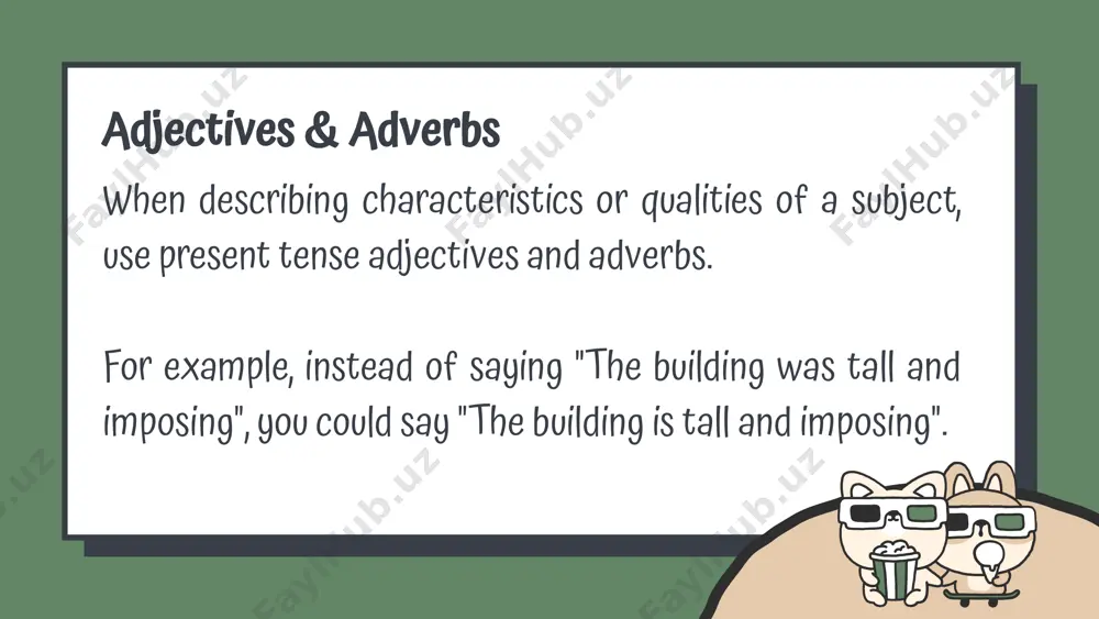 using present tense report writing skills - Page 5