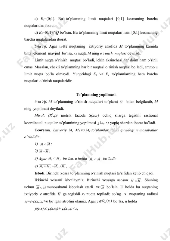 to’plamlar nazariyasidan asosiy ma`lumotlar - Page 3