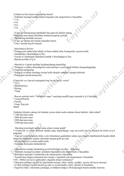 uzluksiz ta’lim tizimi — DOCX