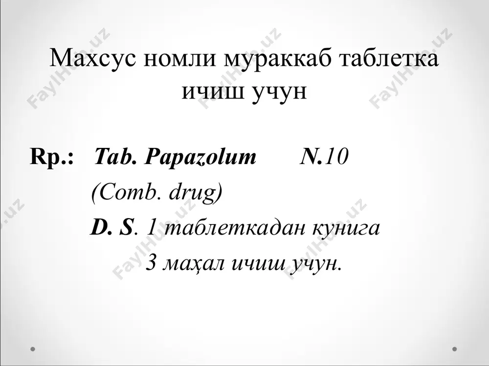 qattiq dori shakllari - Page 5