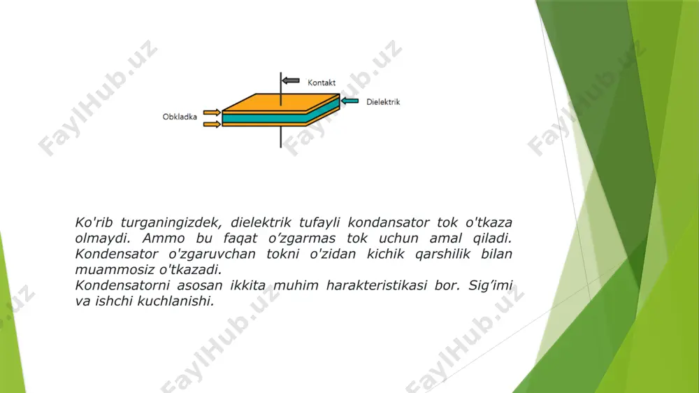 kondensatorlar va uning texnikada qo’llanilishi - Page 5