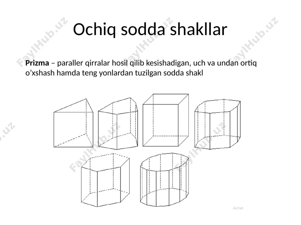 oddiy va murakkab shakllar tavsifi - Page 5
