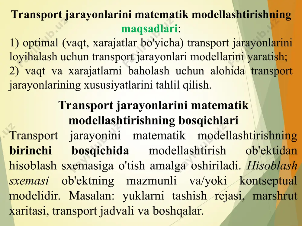 transport masalasi - Page 5