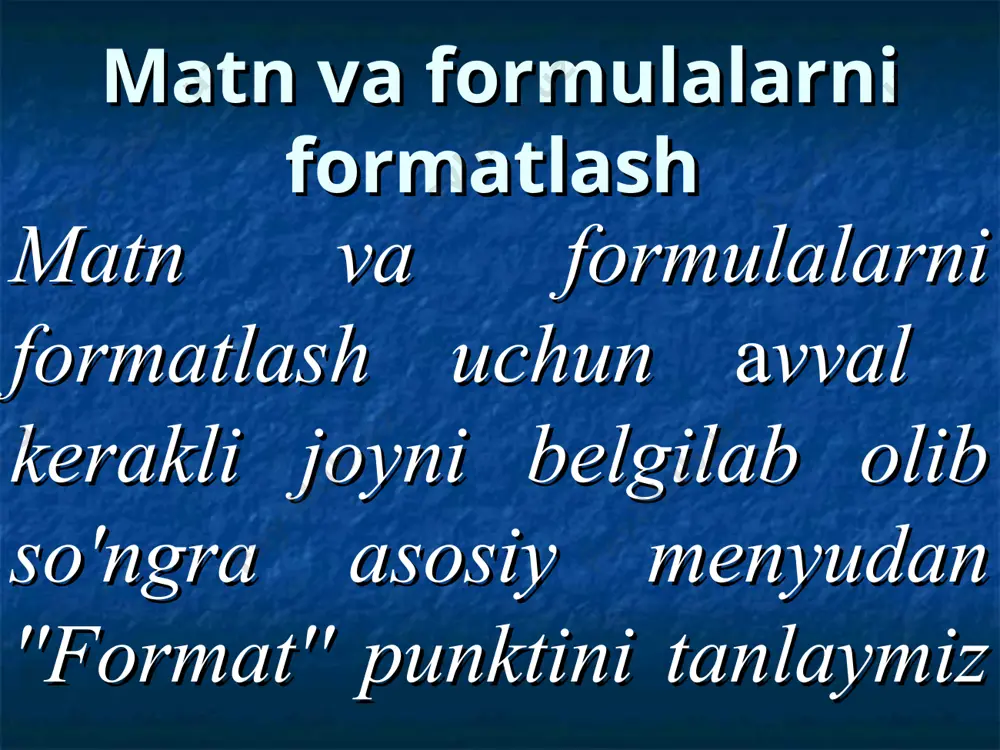 mathcad dasturida matnlar bilan ishlash, matn va formulalarni formatlash - Page 4