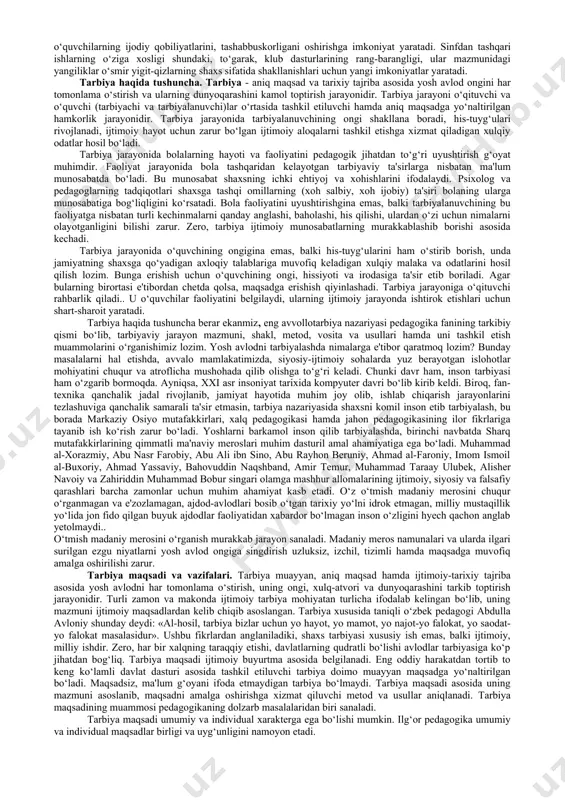 gik jamoasini umumta'lim maktablarida iqtidorli, ma'naviy tafakkur va yuksak ong egasi bo‘lgan bolalar bilan ishlashga va ta'lim sifatini yaxshilashga, yaxshi tarbiya berishga va to‘g‘ri baholashga jalb qilish muhim ahamiyat kasb etadi. [2: .o’zbekiston respublikasi prezidentining 2019-yil 29-apreldagi “o’zbekiston respublikasi xalq ta’limi tizimini 20130-yilgacha rivojlantirish konsepsiyasini tasdiqlash to’g’risida”gi pf-5712-son farmoni.] o‘zbekiston respublikasi prezidenti sh.m.mirziyoevning 2017 yil 7 fevraldagi «o‘zbekiston respublikasini yanada rivojlantirish bo‘yicha harakatlar strategiyasi to‘g‘risida»gi pf-4947-son farmoni, o‘zbekiston respublikasi prezidentining 2018 yil 5 sentyabrdagi “xalq ta'limini boshqarish tizimini takomillashtirish bo‘yicha qo‘shimcha chora-tadbirlar to‘g‘risida”gi pf-5538-son farmoni, o‘zbekiston respublikasi prezidentining 2019 yil 29 apreldagi “o‘zbekiston respublikasi xalq ta'limi tizimini 2030 yilgacha rivojlantirish konsepsiyasini tasdiqlash to‘g‘risida”gi pf-5712-son farmoni, o‘zbekiston respublikasi prezidentining 2019 yil 3 maydagi “iqtidorli yoshlarni aniqlash va yuqori malakali kadrlar tayyorlashning uzluksiz tizimini tashkil etish chora-tadbirlari to‘g‘risida”gi pq-4306-son qarori, o‘zbekiston respublikasi vazirlar mahkamasining 2019 yil 25 iyundagi “prezident maktablari to‘g‘risida nizom” bo‘yicha 526-son qarori, o‘zbekiston respublikasi vazirlar mahkamasining 2019 yil 22 …