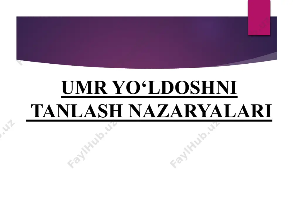 rning xar biri о‘z navbatida yana bir necha turlarga farqlanadi. nikoxga yetuklik tushunchasi о‘ta murakkab va nisbiy tushunchadir. chunki odam doimo rivojlanib, takomillashib boruvchi, kasb-xunar faoliyatida yoki ma’naviy va axloqiy rivojlanishida muntazam yangidan-yangi chо‘qqilarga erishib boruvchi mavjudotdir. agar insonni u yoki bu faoliyatiga “tо‘la yetuklik” xususida gapiradigan bо‘linsa, demak bu uning ma’lum bir chegaraga erishgani va undan ortiq rivojlanish mumkin emasligini bildirdi. shuning uchun xam odamning nikoxga yoki biron-bir faoliyatiga yetukligi haqida gapirilganda “yetuklik” tushunchasi tom ma’noda о‘rinli bо‘la olmaydi. shuning uchun xam kishining “yetukligi”, ayniqsa, nikoxga, oilaviy xayotga “yetukligi”masalasida fikr yuritilganda bu tushunchadan ma’lum bir umumqabul qilingan andoza, о‘rtacha meyor, ma’lum bir shartli “о‘lchov birligi”, kо‘rsatkichlar va shu kabilar sifatidagina foydalaniladi. masalan,barcha о‘quv yurtlari (maktab, litsey, kollej, institutlar) uchun bitirish imtixonlari (davlat imtixonlari tizimi, diplom ishlari ximoyasi tizimlari kabilar) mavjud bо‘ladi va ular yordamida bitiruvchilar tomonidan о‘zlashtirilgan о‘rtacha bilimlar va ular yordamida malaka yig‘indisini aniqlash mumkin. bu esa ularga …