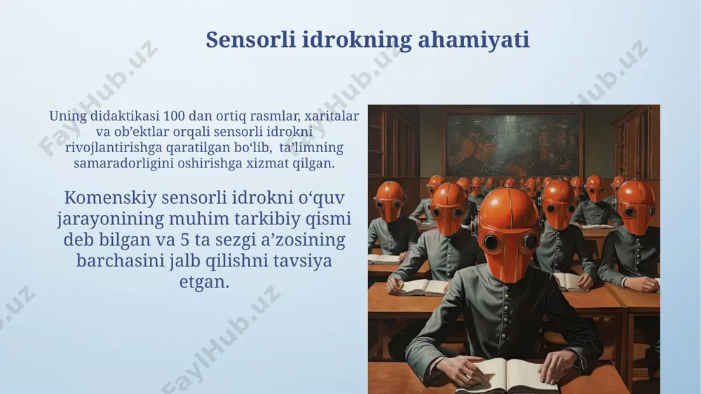 yan amos komenskiyning pedagogik g'oyalari - Page 5