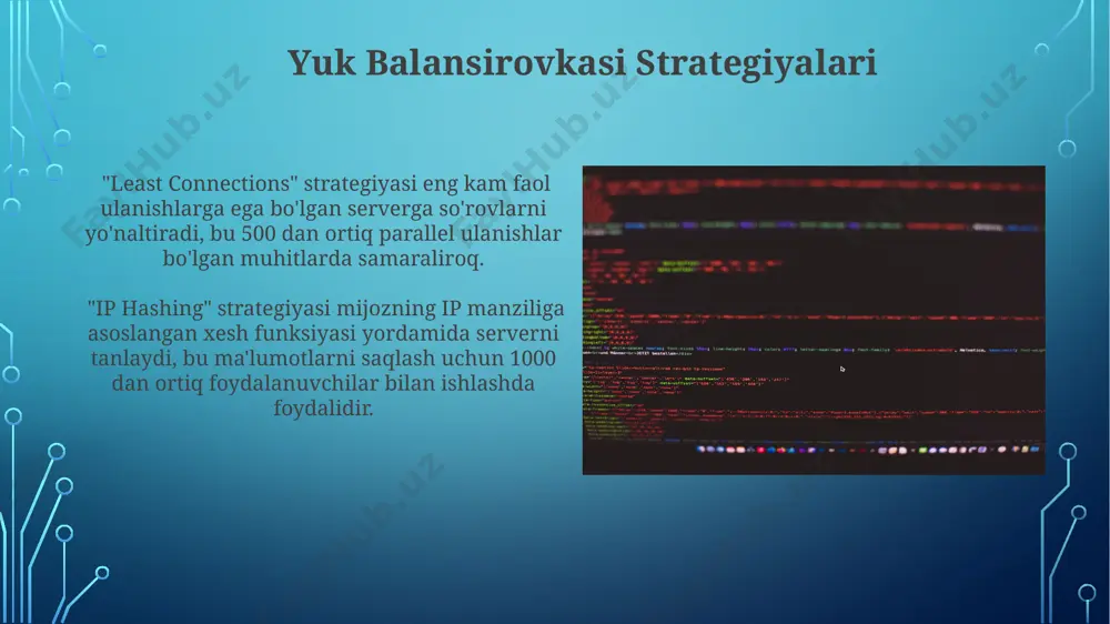 server klasterlash va yukni muvozanatlash nginx va haproxy kabi vositalar tahlili - Page 5