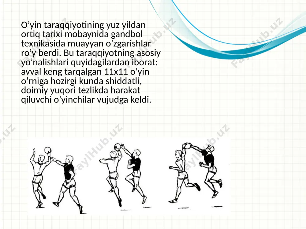 gandbol o’yini texnikasi va taktikasining o’tgatish uslubiyati - Page 3