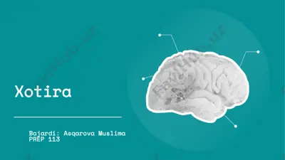 xotira — PDF