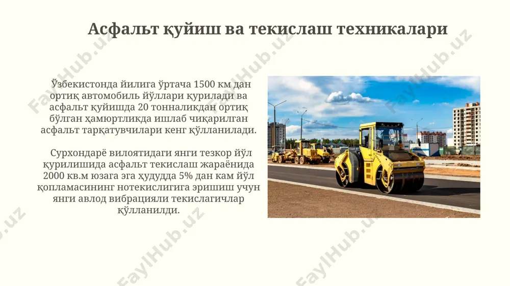 avtomobil yo‘llarini qurishda mashina-mexanizmlari - Page 3