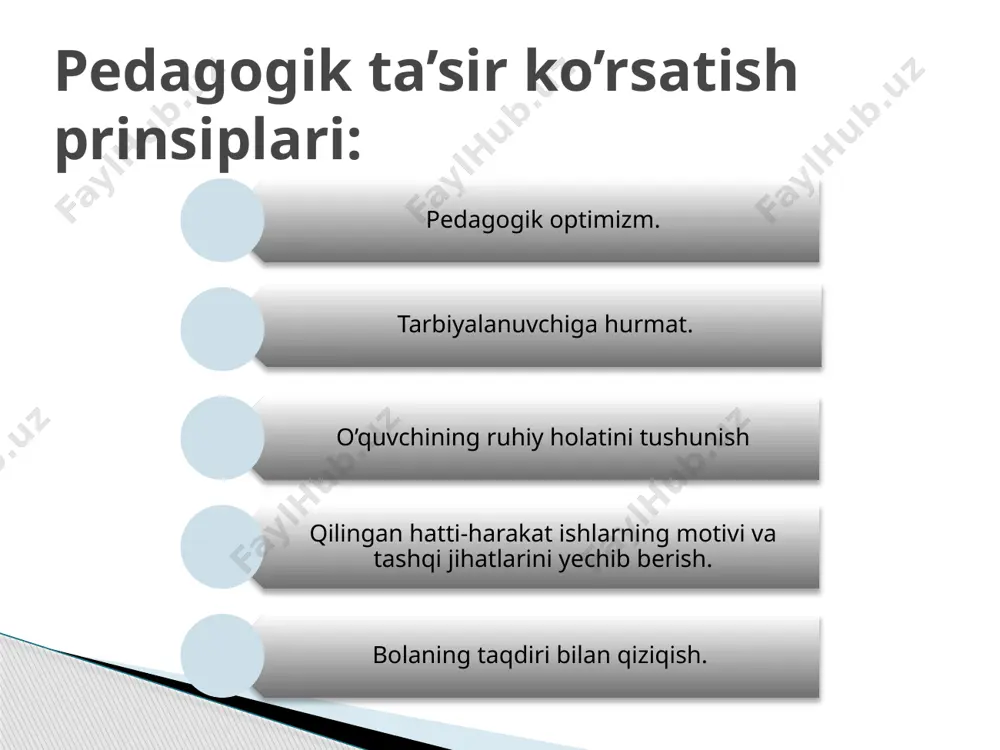 pedagogik ta’sir ko’rsatish mahorati - Page 5