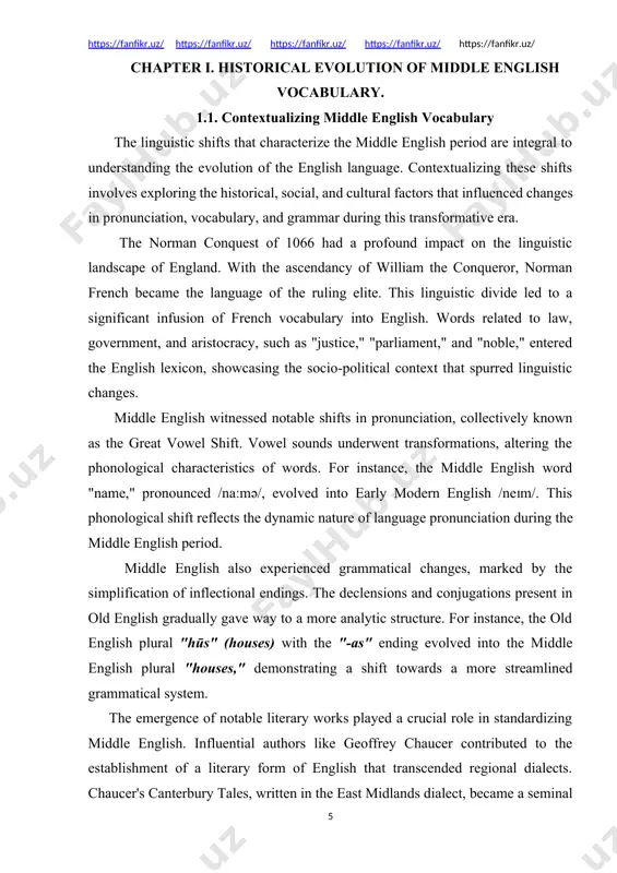 mportant middle english prose work that reflects the linguistic changes in syntax and vocabulary. it provides insights into the language used for religious and instructional purposes during this period. sir gawain and the green knight: a medieval poem that showcases the alliterative verse and linguistic features of the northwest midlands dialect. it exemplifies the linguistic diversity present in middle english literature. ormulum: a religious text known for its consistent and phonetic spelling, providing a glimpse into the phonological aspects of middle english. the text illustrates how language was evolving in terms of pronunciation. the linguistic shifts in middle english were not isolated developments but were closely tied to the social and cultural dynamics of the time. the blending of anglo-saxon and norman-french elements in language mirrored the coexistence and interaction of different social strata, contributing to a linguistic landscape that mirrored the complex society of medieval england.[footnoteref:1] [1: https://www.yourdictionary.com/articles/middle-english-words-meanings ] …
