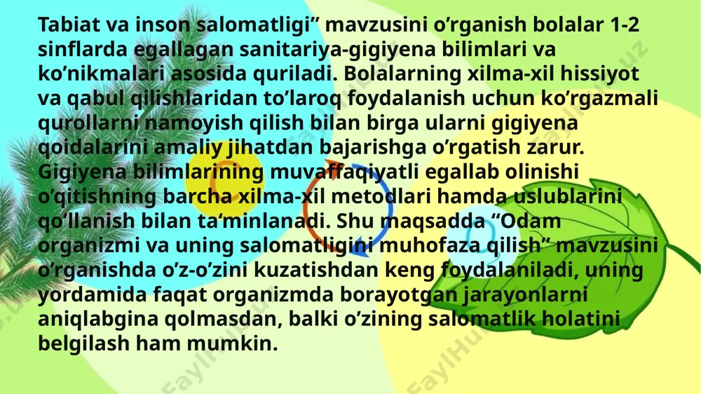 boshlang’ich maktablarda tabiiy fanlarning mazmuni o’quv dasturning tahlili - Page 5
