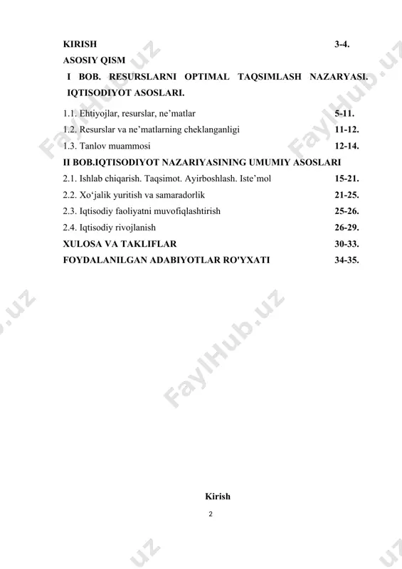 bo'lgan eng yaxshi alternativani ko'rsatish uchun muddatli xarajatlar mavjud. faqat bir nechta tovarlar shunchalik ko'p miqdorda mavjudki, ularga bitta odam ularga bir tiyin ham bermaydi. bunday imtiyozlar "bepul" deb nomlanadi. biroq, imtiyozlarning aksariyati hali ham "kamdan-kam" - ular faqat boshqa narsadan voz kechish orqali olinishi mumkin. jamiyat, shuningdek, nimani va qanday hajmda ishlab chiqarishni tanlash oldida turibdi. chunki ishlab chiqarish omillari cheklangan, keyin ba'zi tovarlarni ishlab chiqarish ko'payishi bilan boshqalarini ishlab chiqarish imkoniyati kamayadi. iqtisodiyot odamlar hayoti va faoliyatining o‘ziga xos sohasi sifatida iqtisodiyot nazariyasining tadqiqot ob’ekti hisoblanadi. ana shu sohaning xususiyatlarini, uning mazmun-mohiyatini umuman iqtisod fani va uning asosiy qismi sifatida iqtisodiyot nazariyasi ko‘lamini belgilaydi. iqtisodiyotning o‘zi nima, degan savolga javoblar juda ko‘p. ko‘pincha iqtisodiyot haqidagi tasavvurlar kundalik hayotimizdan kelib chiqadi – biz narx-navo, sarf-xarajatlar, ish haqi va hokazolarga muntazam duch kelamiz. shuning uchun iqtisodiyot haqidagi odatdagi tasavvurlar ko‘pincha o‘z xo‘jaligini ratsional yuritish, pullardan samarali foydalanish va hokazolar bilan …