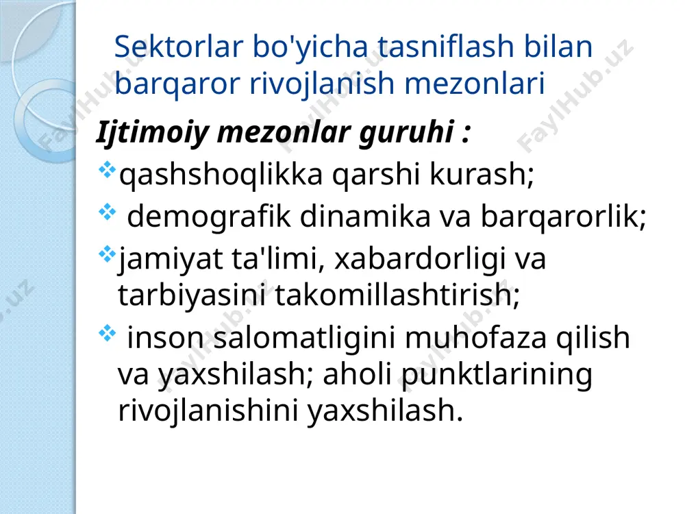 iqtisodiyoti bilan bevosita bog'liq bo'lgan asosiy tamoyillarni o'z ichiga oladi. printsiplar : atrof-muhit va rivojlanish masalalari bo'yicha o'z siyosatini olib borgan davlatlar, ularning nazorati ostidagi faoliyat boshqa mamlakatlar yoki tumanlarda atrof-muhitga zarar yetkazmasligi uchun javobgardir. rivojlanish huquqi hozirgi va kelajak avlodlarning atrof-muhitini rivojlantirish va saqlash ehtiyojlarini qondiradigan tarzda amalga oshirilishi kerak; barqaror rivojlanishga erishish uchun atrof-muhitni muhofaza qilish rivojlanish jarayonining ajralmas qismiga aylanishi kerak va uni undan ajratib bo'lmaydi. ushbu qoida organik birlik va iqtisodiyot va ekologiyaning o'zaro bog'liqligi printsipi sifatida belgilanishi mumkin; barqaror rivojlanish va yuqori turmush darajasiga erishish uchun davlatlar barqaror rivojlanishga hissa qo'shmaydigan ishlab chiqarish va iste'mol modellarini kamaytirishi va yo'q qilishi kerak ("ogohlantirish printsipi"); davlatlar ilmiy va texnik bilimlar, texnologiyalar, shu jumladan yangi va innovatsion texnologiyalar almashinuvi orqali ilm-fan sohasida o'zaro tushunishni yaxshilash orqali barqaror rivojlanishga erishish qobiliyatini mustahkamlash maqsadida hamkorlik qilishlari kerak ("hamkorlik printsipi"); ekologik xarajatlarni qoplash printsipi yoki yetkazilgan zararni qoplash printsipi, tabiatni muhofaza …
