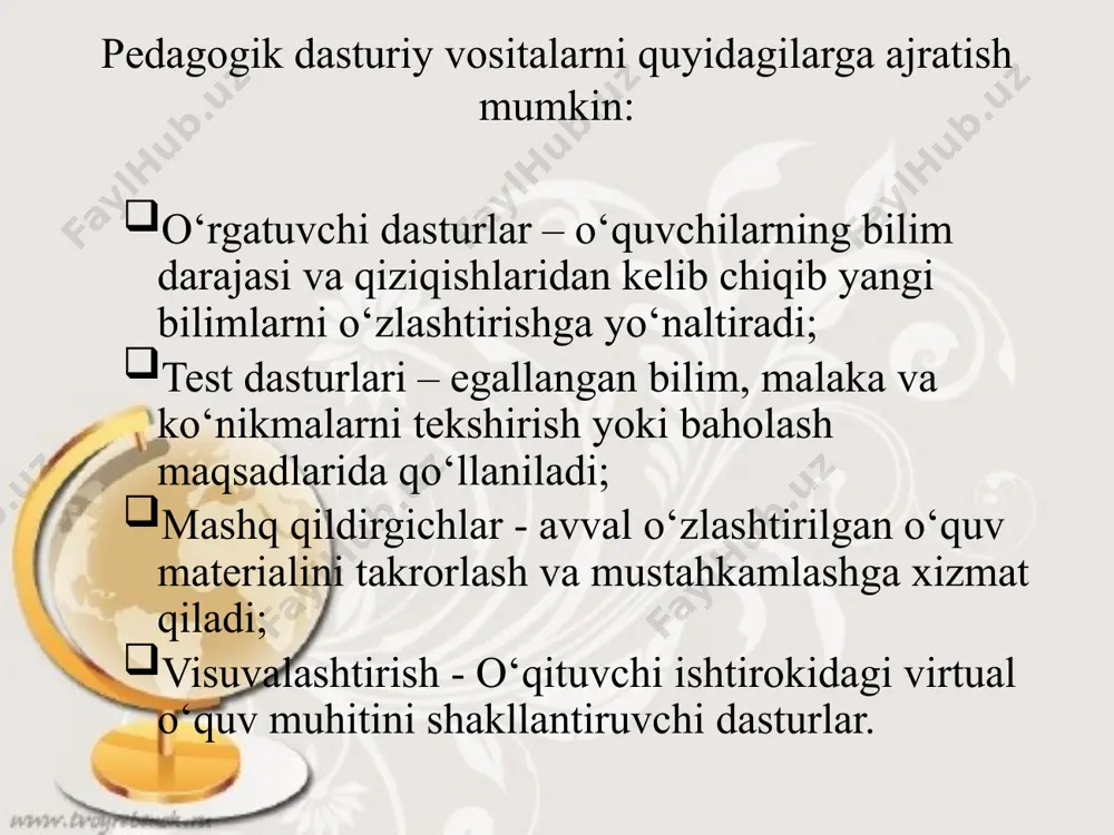 pedagogik dasturiy vositalarni loyihalashtirish - Page 4