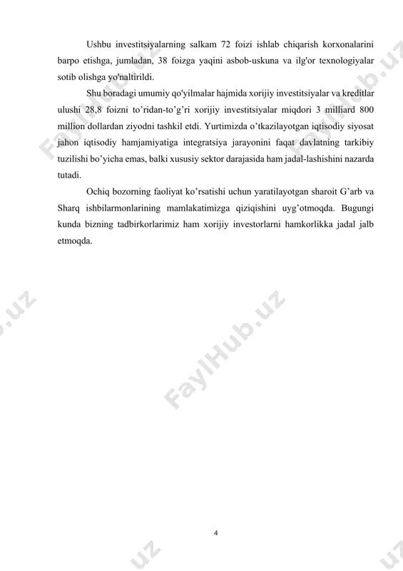 qaylik. shendel va xatten uni «tashkilotni uning atorfidagi muhit bilan aloqani aniqlash va o’rnatish jarayoni» sifatida tushunganlar.ushbu jarayon tanlangan maqsadlarni amalga oshirish va resurslarni taqsimlash vositasida atrof muhit bilan kungildagiday o’zaro munosabatlar xolatiga erishish xarakatlaridan iborat. xichchens bo’yicha «strategik boshqaruv - bu tashkilotni uning atrof muhi-ti bilan o’zaro ta’sirini boshqarish vositasida tashkilot vazifalarini amalga oshirish maqsadidagi boshqarish jarayoni: pirs va robinson strategik boshqaruvni «tashkilot maqsadiga erishish uchun ishlab chiqilgan strategiyalarni shakllantirish va bajarish bo’yicha qarorlar va harakatlar to’plami» sifatida aniqlaydilar. strategik boshqaruvning u yoki bu aspektlari va xususiyatlariga ko’proq e’tibor beruvchi bir qator ta’riflar bor. demak, strategik boshqaruvni tashkilotning asosi sifatida inson potent-sialiga suyanuvchi, ishlab chiqarish faoliyatini iste’molchilar talablariga yo’na-ltiruvchi, tashkilotda egiluvchan boshqaruv va o’z vaqtida o’zgarishlarni amalga oshiruvchi boshqaruv sifatida aniqlash mumkin. strategik boshqaruv murakkablashib borayotgan raqobat kurashida muvaffaqiyatga erishishning eng muhim omili bo’lishiga qaramay tashkilot harakatlarida strategiyaning yo’qligini kuzatish mumkin. strategik boshqaruvning yo’qligi quyidagi ikki shaklda namoyon bo’ldi. …