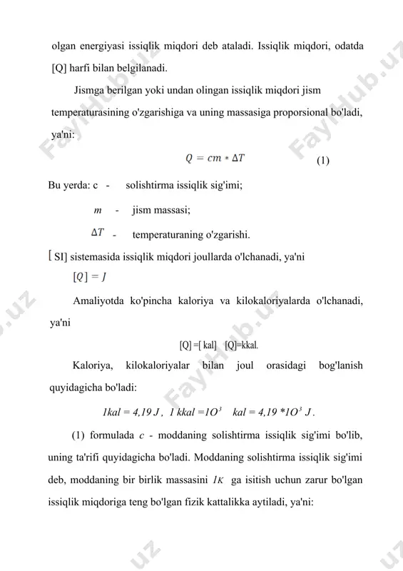 termodenamikaning asoslari va qonunlari. perpetuum mobile va ularning termodinamika qonunlaridagi tahlili - Page 5