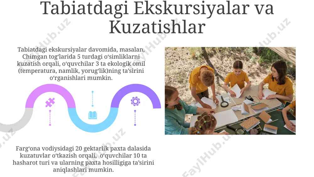 ekskursiya darslarida turli metodlardan foydalanish - Page 5