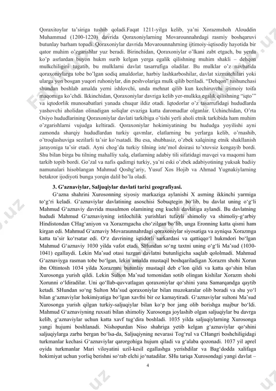 2-yarmiga toʻgʻri keladi. abdulkarim sotuq bugʻroxon hokimiyatni egallab, oʻzini „qoraxon“ deb eʼlon qiladi. bugʻroxondan keyingi barcha xonlar ham ushbu unvon bilan ulugʻlangan. qoraxoniylarning yirik vakillari: abdulkarim sotuq bugʻroxon (859 — 955), muso ibn abdulkarim (955—970), hasan ibn sulaymon (977—992), ahmad ibn ali arslonxon (998—1017; hokimiyat amalda ukasi nasr ibn ali qoʻlida boʻlgan, u movarounnahrni bosib olgan), mansur ibn ali (1017—26), ibrohim ibn nasr tamgʻachxon (1040—70), ars-lonxon muhammad ibn sulaymon (1102—30). 1130-yildan saljuqiylarga, 1140-yillar boshida qoraxitoylarga qaram boʻlgan. q.ning soʻnggi vakili usmon ibn ibrohim 1212-yil muhammad xorazmshoh tomonidan agʻdarilib qatl qilingan. "qoraxoniylar" atamasi xoqon qoraxonning islom dinini qabul qilganidan so'ng paydo bo'lgan. numizmat tornberg esa ularning xonlari tutib yurgan maqomiga qarab ileklar deb atagan. boshqalar esa uyg'ur xoqonligi deb atashgan. 940 yil atrofida qarluqlar tyanshan yaqinidagi bolasog'un shahrini bosib olishadi va yangi sulola tuzishadi. birinchi hukmdorlardan biri abdulkarim sotuk bug'roxon islom dinini qabul qiladi va > nomi bilan shuxrat topadi, keyinchalik …
