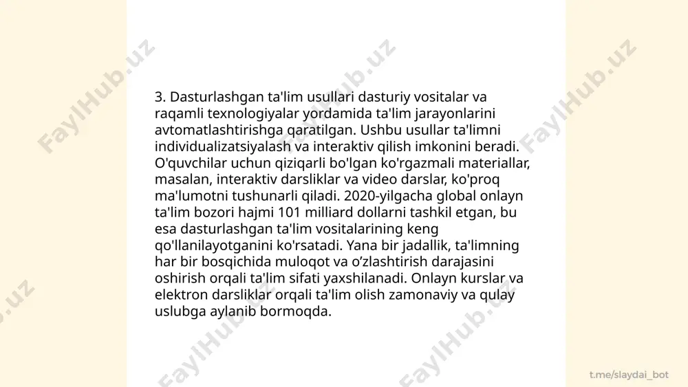 matematik o‘qitish metodlari (muammoli, evristik, dasturlashgan, blokli, modulli) - Page 5
