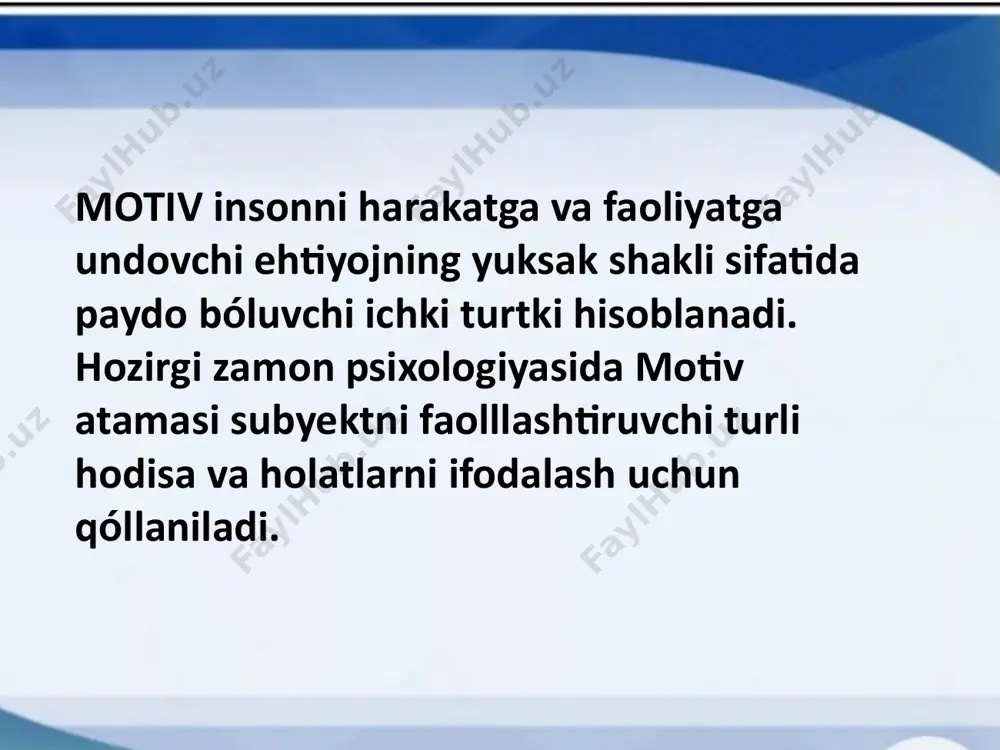 motiv va motivatsiya haqida tushuncha - Page 4