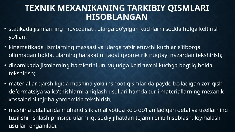 texnik mexanika kirish va statika tushunchalari - Page 5
