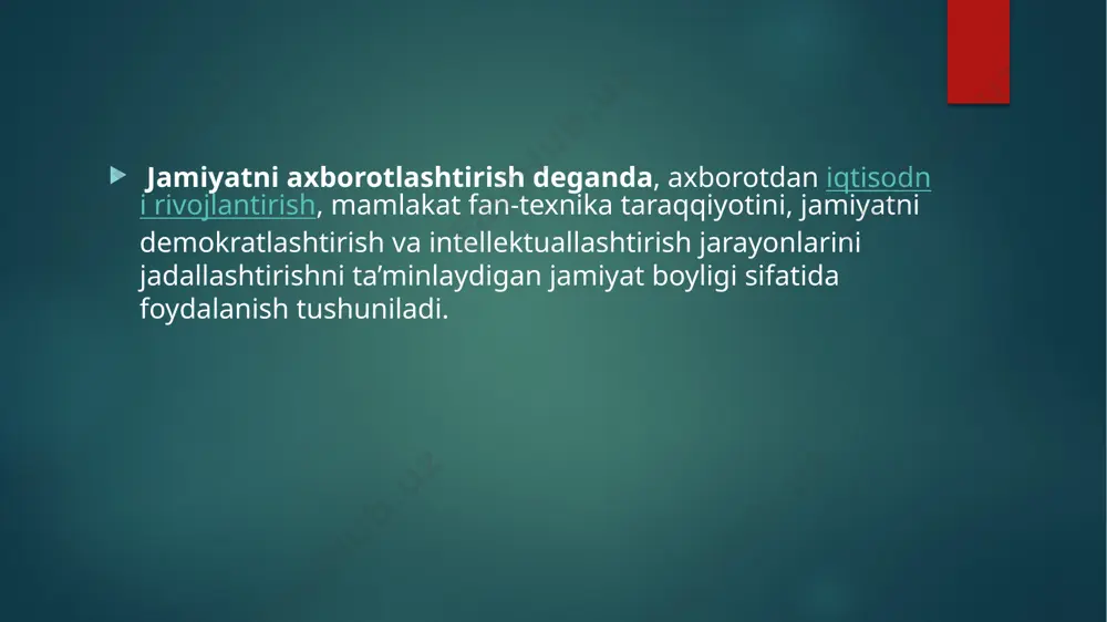 axborat va axborat tushunchasi - Page 4
